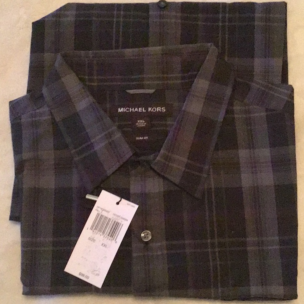 NWT Michael Koors Long Sleeve Button Down Shirt